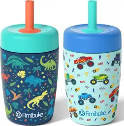 Fimibuke 12oz Stainless Steel Toddler… — Photo 1
