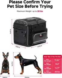 KEMIMOTO Motorcycle Dog Carrier Bag… — Photo 2