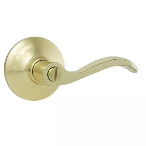 Naples Polished Brass Bed/Bath Door… — Photo 1