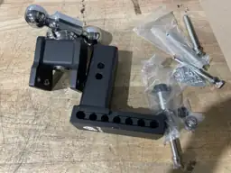 METOWARE Adjustable Trailer Hitch Fits… — Photo 3