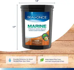 Seal-Once Marine Waterproof Wood Sealer… — Photo 2