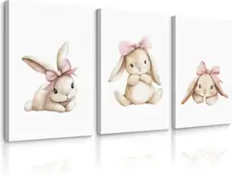 Lhoiplme Nursery Bunny Wall Art… — Photo 1