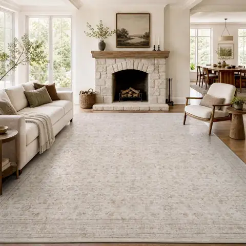 AMOAMI 8x10 Area Rug, Non-Slip,… — Photo 1
