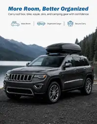 JOYTUTUS Roof Rack Cross Bars Compatible with Jeep Grand Cherokee 2011 ...