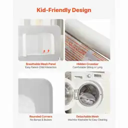 SKYSHALO Toddler Bed Rail with… — Photo 2