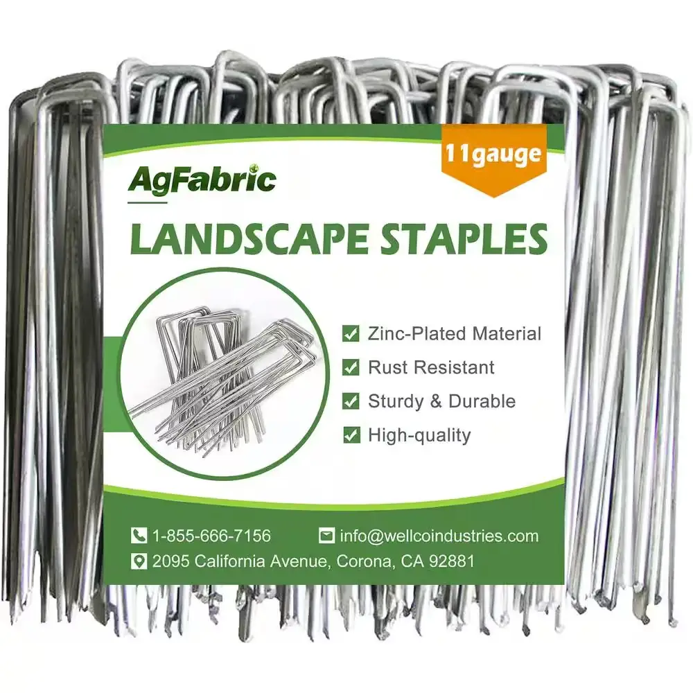 12 in. 11-Gauge Galvanized Landscape… — Photo 1