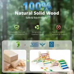 BlueWood 10-in-1 Pikler Triangle Set,… — Photo 2