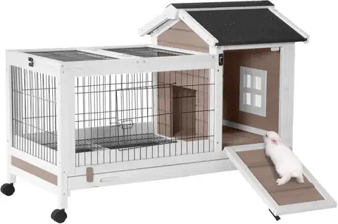 Aivituvin Rabbit Hutch Indoor/Outdoor Cage… — Photo 1