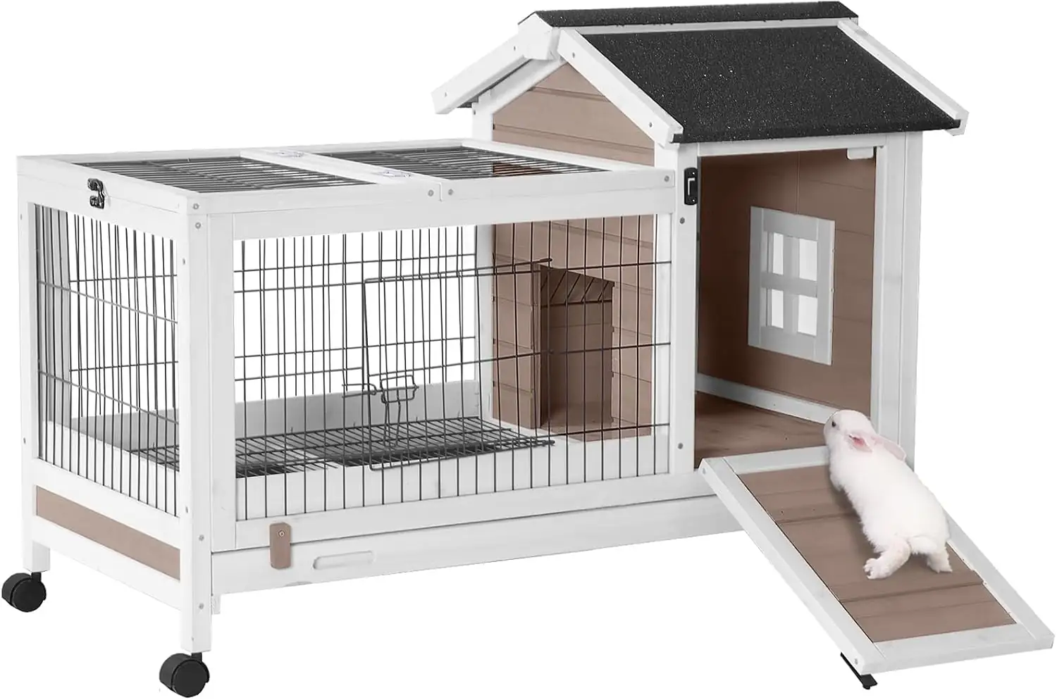 Aivituvin Rabbit Hutch Indoor/Outdoor Cage… — Photo 1