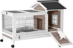 Aivituvin Rabbit Hutch Indoor/Outdoor Cage… — Photo 1