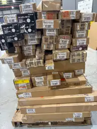 Pallet of assorted faux wood… — Photo 3