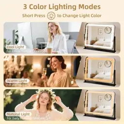Vanity Mirror with Lights 22x17,… — Photo 2