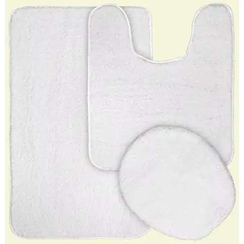 Gramercy White Solid Polypropylene 3-Piece… — Photo 1