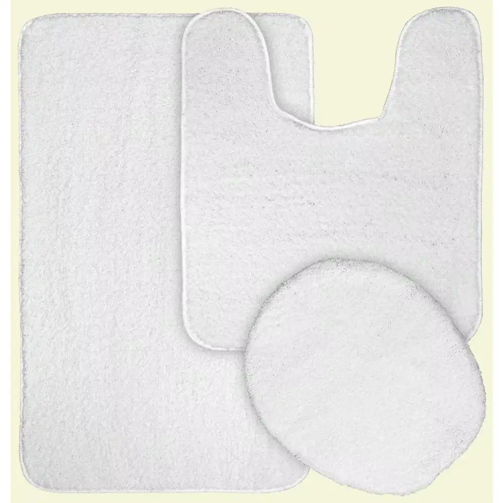 Gramercy White Solid Polypropylene 3-Piece… — Photo 1
