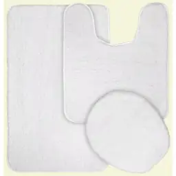 Gramercy White Solid Polypropylene 3-Piece… — Photo 1