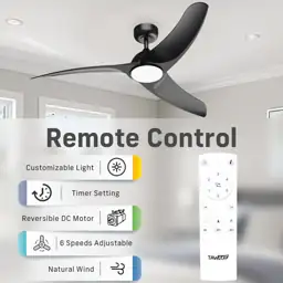 42-Inch Ceiling Fan with Lights,… — Photo 2