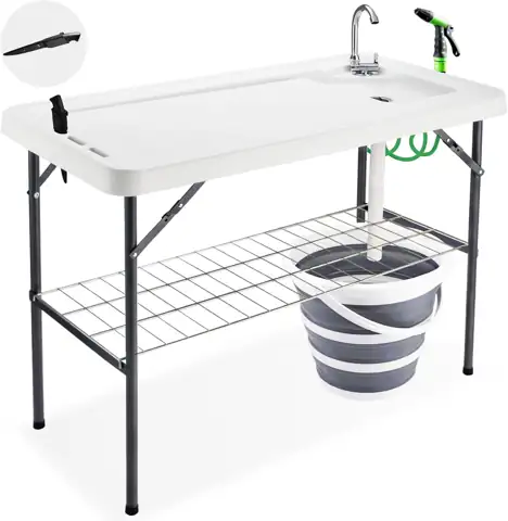 Folding Fish Cleaning Table with… — Photo 1