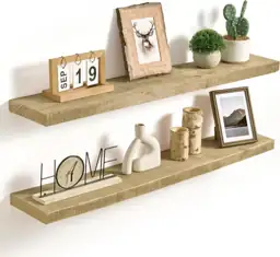 Axeman 40Inch Rustic Floating Shelves… — Photo 1