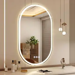BEAUTYPEAK 48x28 LED Oval Bathroom… — Photo 1