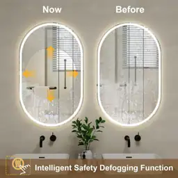 BEAUTYPEAK 48x28 LED Oval Bathroom… — Photo 2