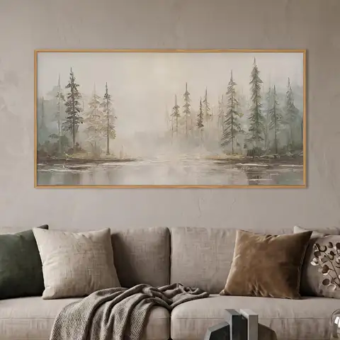 HPNIUB Modern Misty Pine Tree… — Photo 1