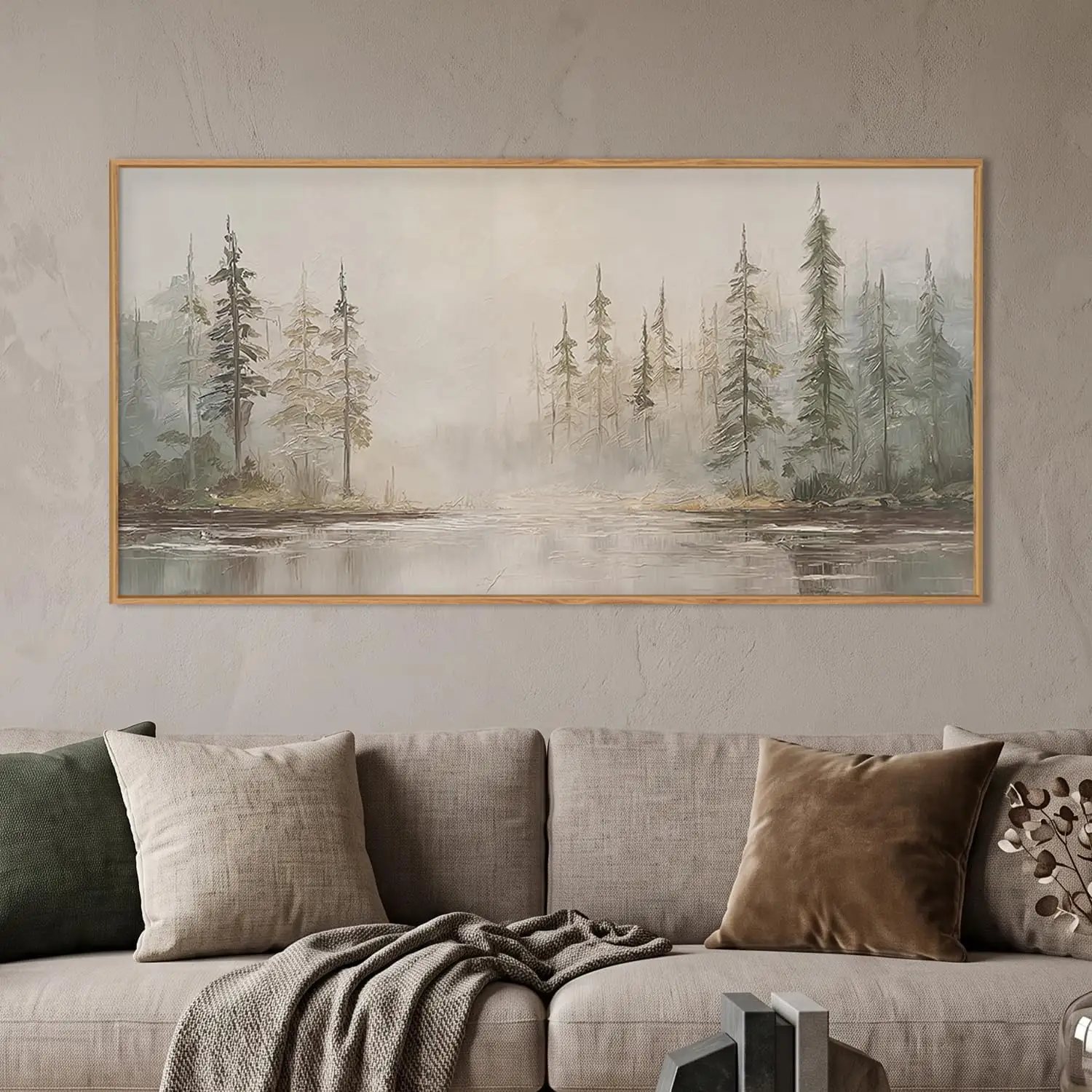 HPNIUB Modern Misty Pine Tree… — Photo 1