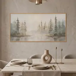 HPNIUB Modern Misty Pine Tree… — Photo 2