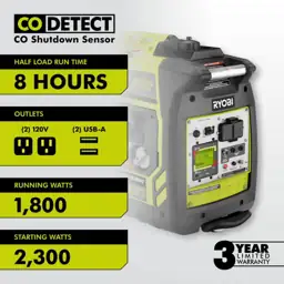 2,300-Watt Recoil-Start Bluetooth Digital Inverter… — Photo 2