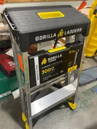 2.5 ft Aluminum Step Ladder,… — Photo 3