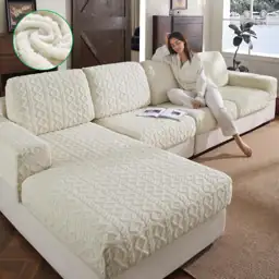 OHSIO Couch Cushion Covers, Thick… — Photo 1