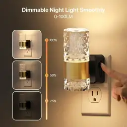 Dimmable Acrylic Plug in LED… — Photo 2