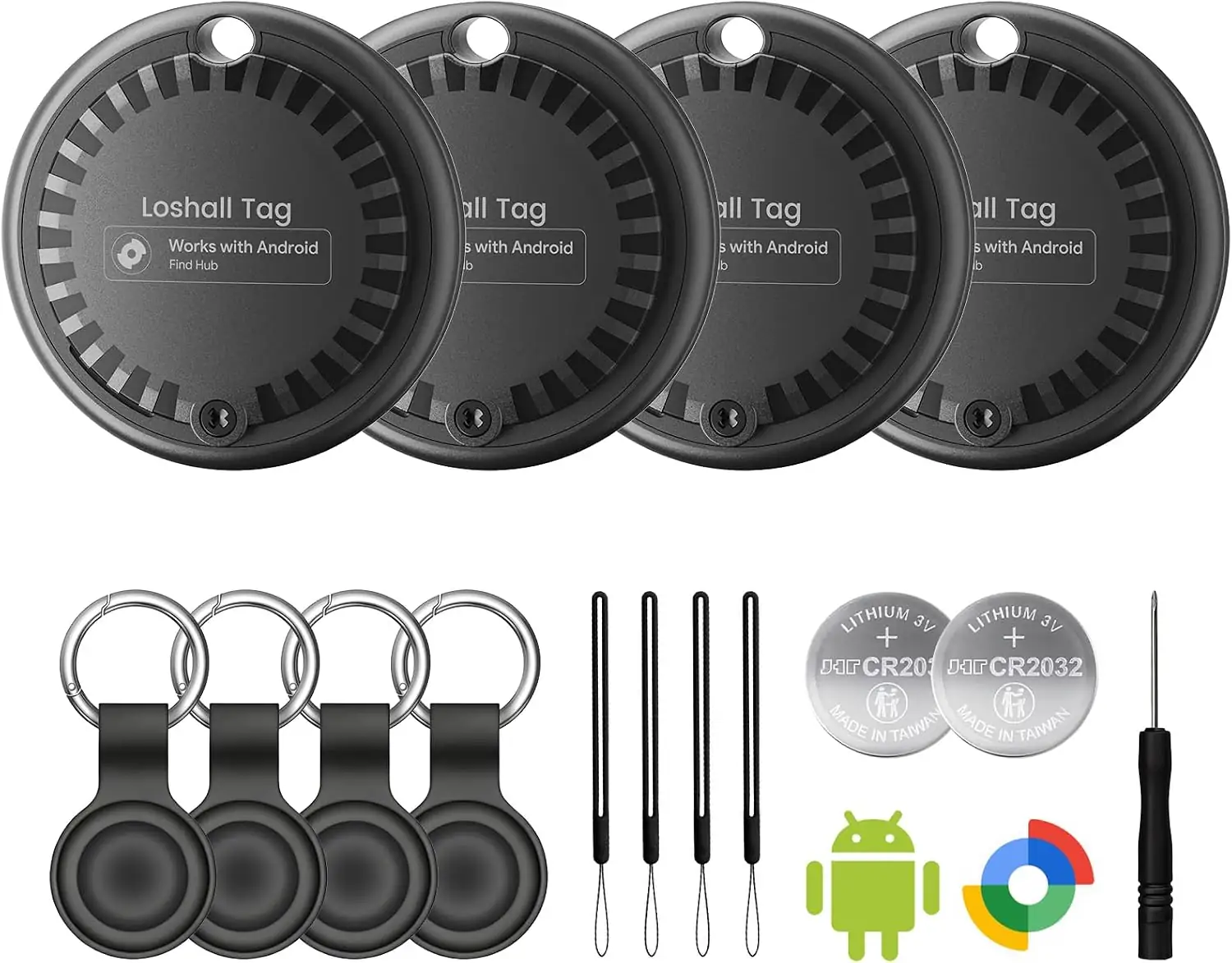 Air Tags for Android, 4-Pack,… — Photo 1
