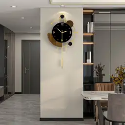 Large Modern Gold Metal Pendulum… — Photo 2