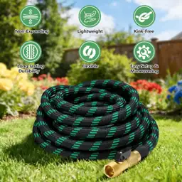 100 FT Non-Expanding Garden Hose,… — Photo 2