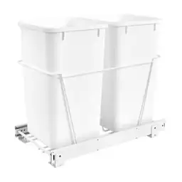 White Double 27 Qt Pullout… — Photo 1