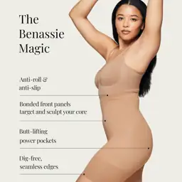 High-Waisted Shapewear Tummy Control Shorts — Photo 2