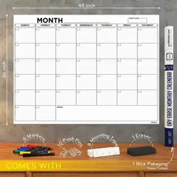 36x48 White Board Calendar |… — Photo 2