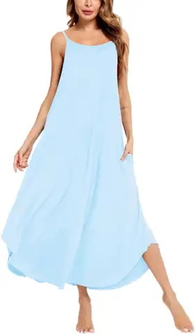 SWOMOG Women Long Nightgown Pajama… — Photo 1