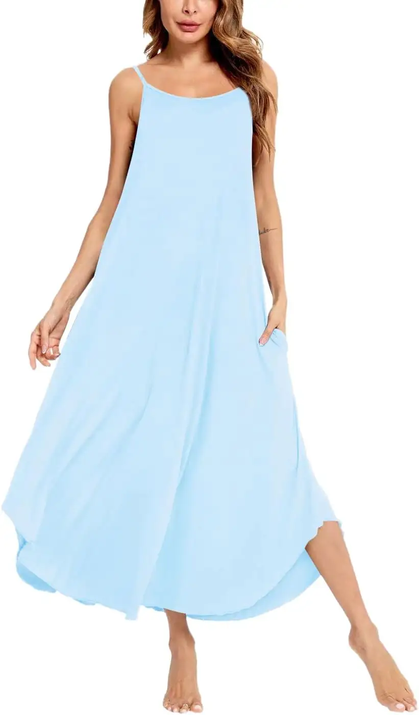 SWOMOG Women Long Nightgown Pajama… — Photo 1