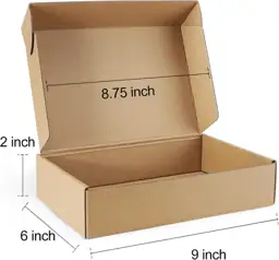 Shipping Boxes 9x6x2 inches Brown… — Photo 2