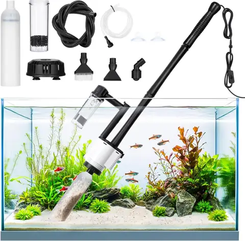 AQQA Electric Aquarium Gravel Cleaner,… — Photo 1