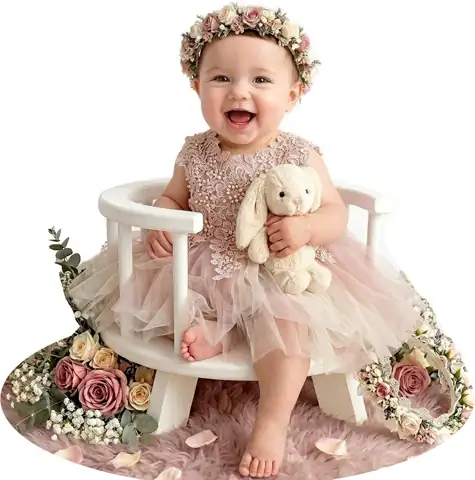 Baby Photography Props White Wooden… — Photo 1