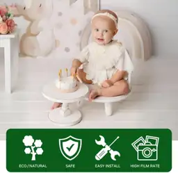 Baby Photography Props White Wooden… — Photo 2