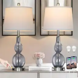 Rinweey 27.5" Gray Clear Glass… — Photo 1