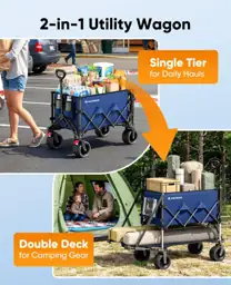 Double Decker Wagon,400L Large Capacity,… — Photo 2
