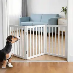 Dog Gate Indoor Freestanding Fence… — Photo 1