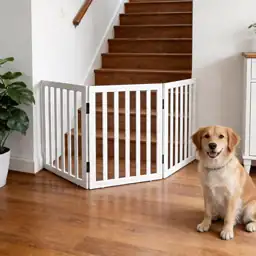 Dog Gate Indoor Freestanding Fence… — Photo 2