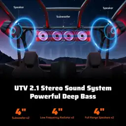 Ehaho 2.1CH Stereo UTV Sound… — Photo 2