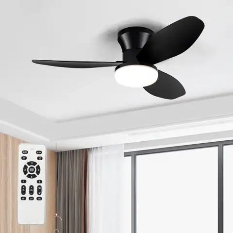 35-Inch Flush Mount Ceiling Fan… — Photo 1