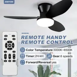 35-Inch Flush Mount Ceiling Fan… — Photo 2